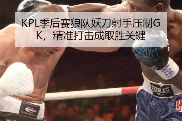 KPL季后赛狼队妖刀射手压制GK，精准打击成取胜关键